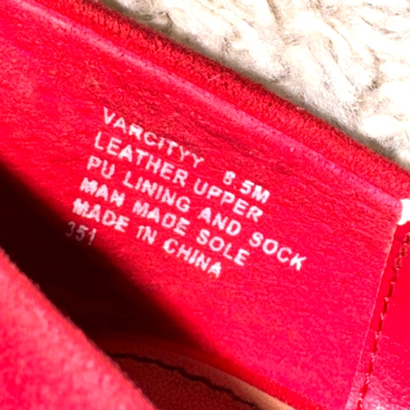 Red Suede Heels - Picture 4 of 4